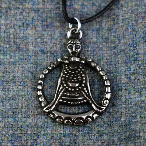 Pewter Necklace - Freya Norse Goddess of Love Replica Viking Age Pendant