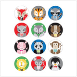 Geometric Animals Mini Memory Match Game