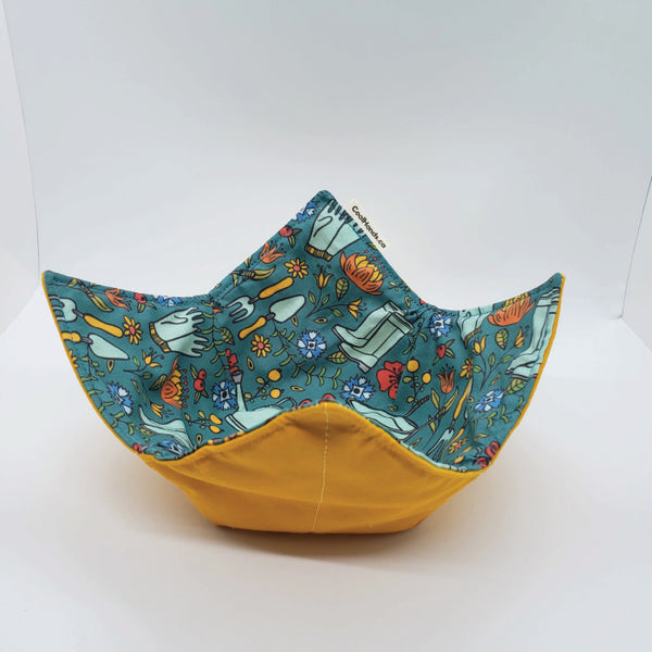 Bowl Cozy - Microwavable - Green Thumb - Made in Canada