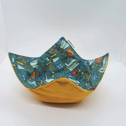 Bowl Cozy - Microwavable - Green Thumb - Made in Canada