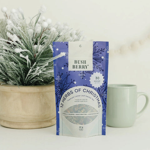 Bush Berry Tea - Organic 12 Herbs Of Christmas Loose Leaf Tea