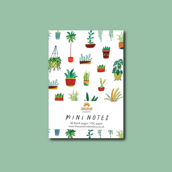 The Sunshine Bindery - Mini Notes House Plants A7