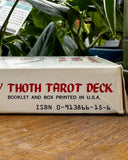 Aleister Crowley Thoth Tarot Deck (1983 - "Greenie")