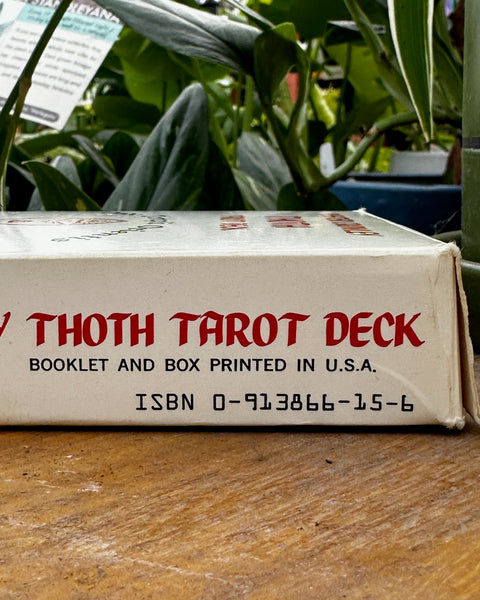 Aleister Crowley Thoth Tarot Deck (1983 - "Greenie")