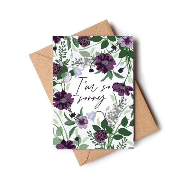 Wildwood Paper Sympathy Card - I'm So Sorry