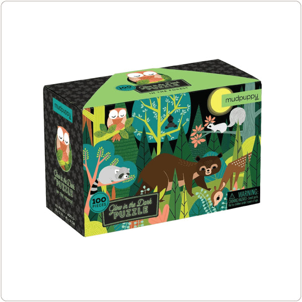 Jigsaw Puzzle - In the Forest Glow in the Dark 100 Pieces