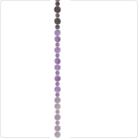 Capiz Shell Decorative Strand - Lavender Sienna (Fair Trade)