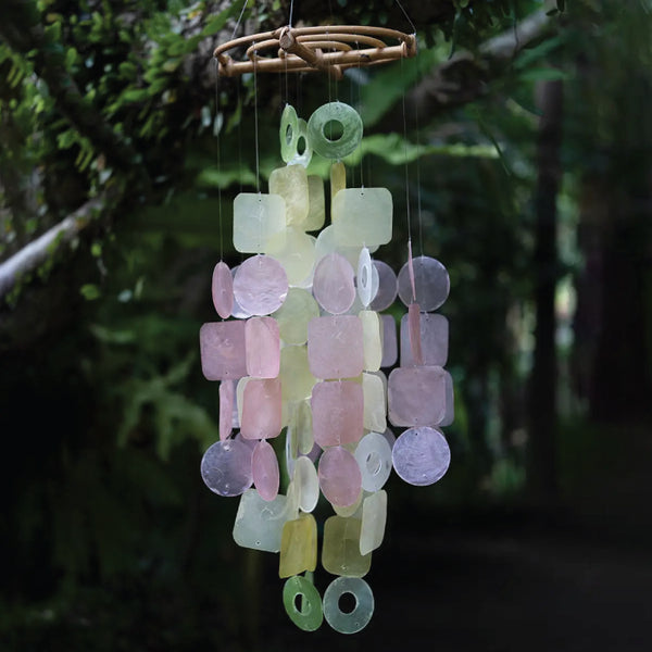 Capiz Shell Windchime - Medium - Celestial (Fair Trade)