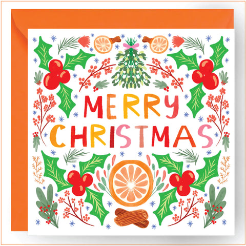 The Sunshine Bindery - Christmas Card - Merry Christmas (Recycled)