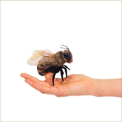 Puppet - Folkmanis® Mini Bee (Finger Puppet)