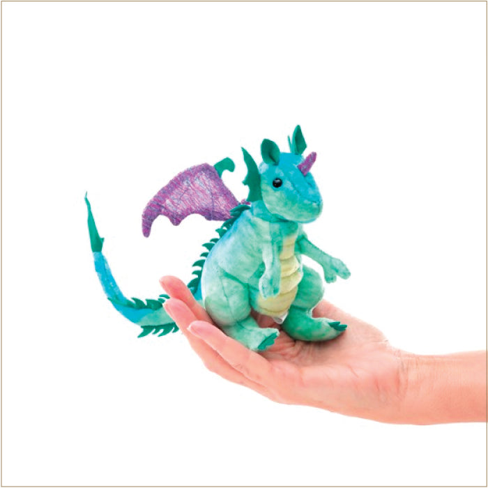 Mini Mix Puppet Puppet - Folkmanis® Mini Dragon (Finger Puppet) | Sage Garden