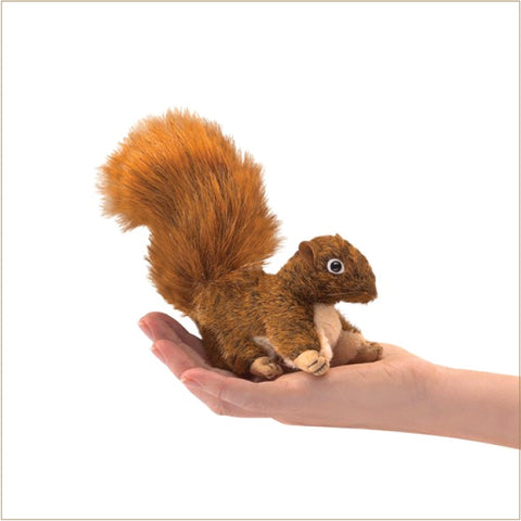 Puppet - Folkmanis® Mini Red Squirrel (Finger Puppet)