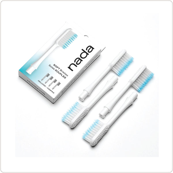 Nada Eco-Friendly Toothbrush Replacement Heads - Soft