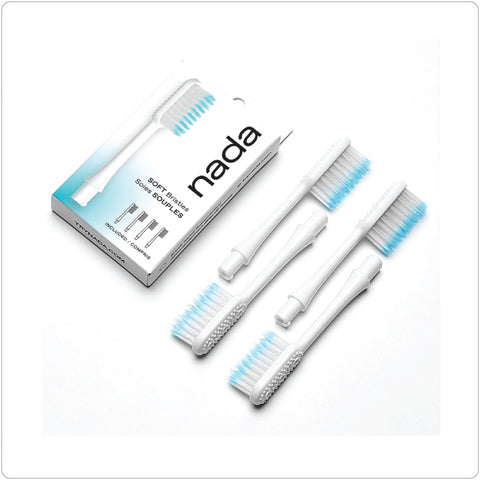 Nada Eco-Friendly Toothbrush Replacement Heads - Soft