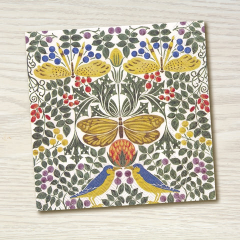 Paper Napkins - V&A Birds and Butterflies Lunch