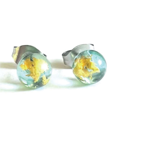 Helen Chalmers Opal and Gold Recycled Whisky Bottle