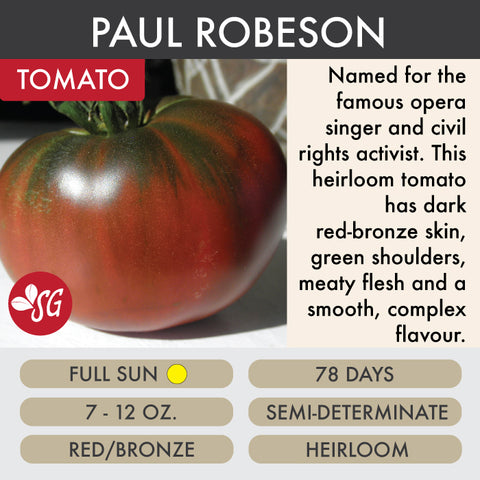 Paul Robeson - Tomato Plant Pre-Order 2026