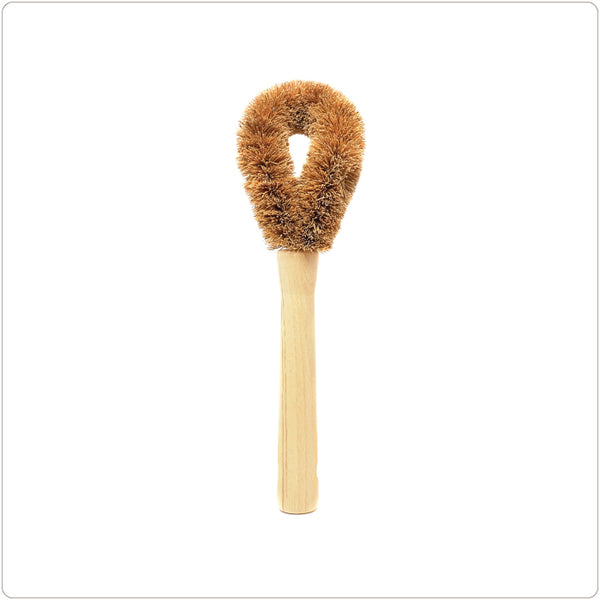 Scouring Brush - Coconut Bristles and Beech Wood Handle