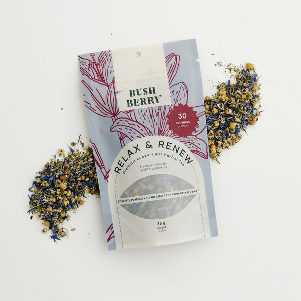 Bush Berry Tea - Organic Relax and Renew Loose Leaf Tea 300g