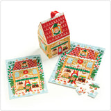 Jigsaw Puzzle Ornament - Santa's Bakery - 48 Pieces