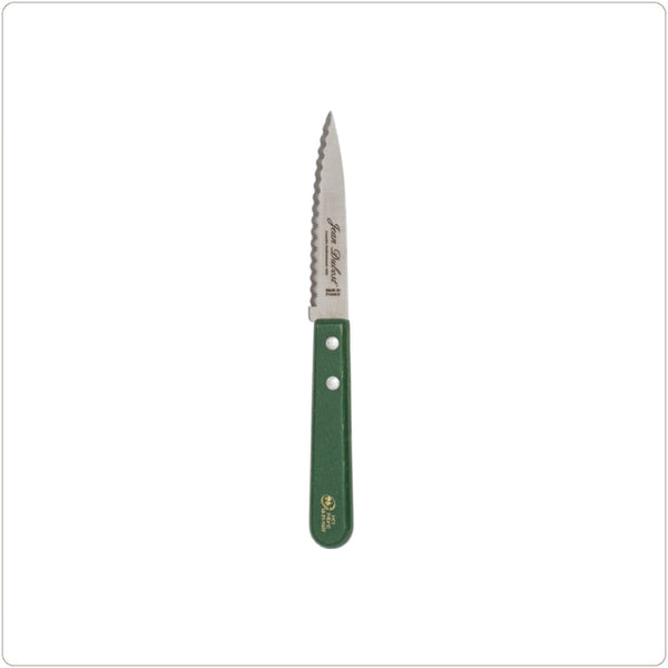 Paring Knife - Tradition Serrated - Green Beech Wood Handle
