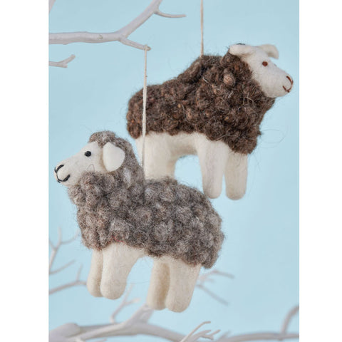 Ornament - Fair Trade Felt Sheep