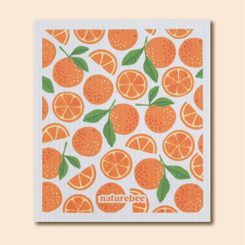 Nature Bee Swedish Dish Cloth - Oranges