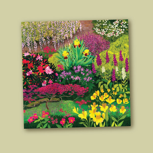 Susan Entwistle Greeting Card - Summer Walled Garden