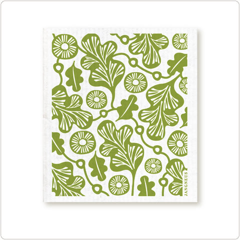 Swedish Dish Cloth - Oak Leaf