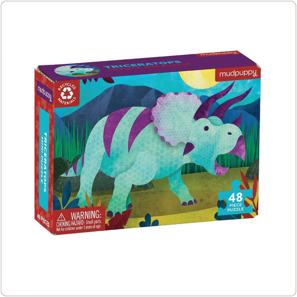 Jigsaw Puzzle - Triceratops Mini 48 Pieces