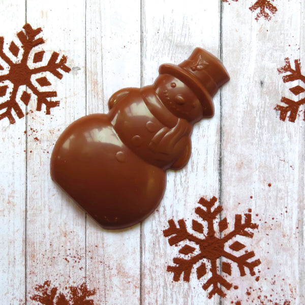 Truffle Pig® 47% Cacao Milk Chocolate Solid Snowman