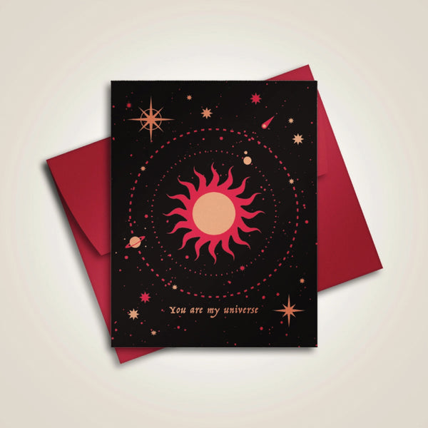The Fabled Creative Co. - You Are My Universe Greeting Card