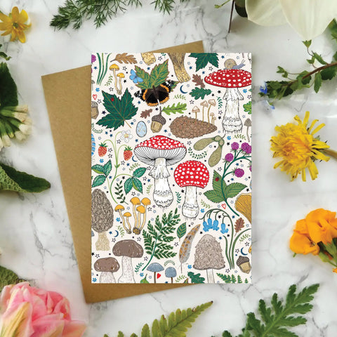 Mystical Sky Studio Note Card - Vintage Mystical Woodland