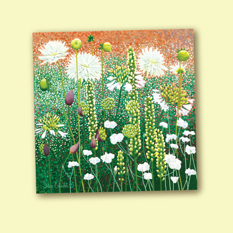 Susan Entwistle Greeting Card - The White Garden