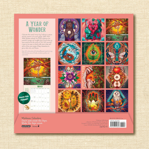 Wild Wisdom Wall Calendar 2025