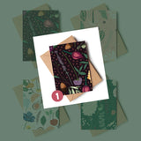 Wildwood Paper Note Card Mini - Botanical