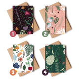 Wildwood Paper Note Card Mini - Botanical