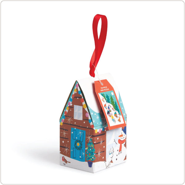 Jigsaw Puzzle Ornament - Winter Seldding - 130 Pieces
