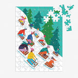 Jigsaw Puzzle Ornament - Winter Seldding - 130 Pieces