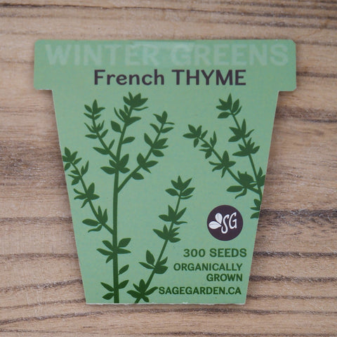 Winter Greens Seeds - French Winter Thyme
