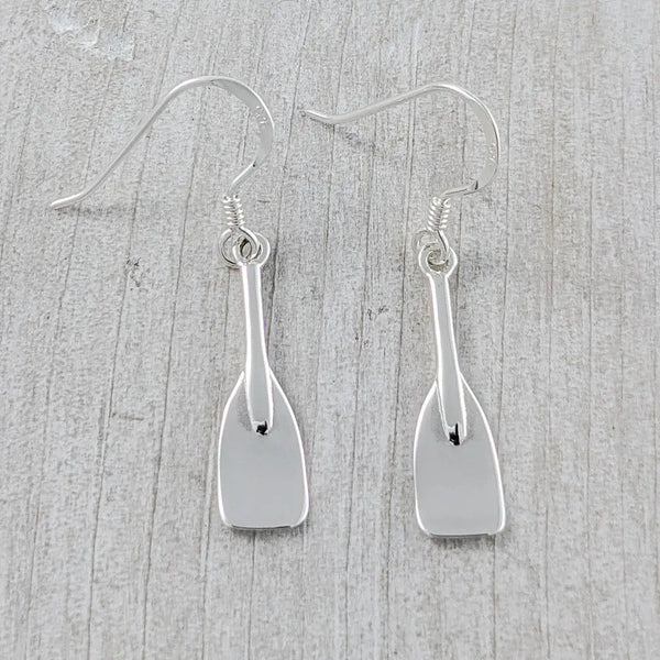 Sterling Silver Earrings - Paddle Dangles