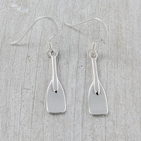 Sterling Silver Earrings - Paddle Dangles
