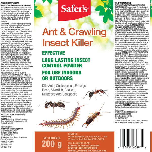 Safer's® Ant & Crawling Insect Killer 200g | Sage Garden