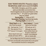 Seeds - Bean (Pole), Triumpho Violetto (Snap) OG (F)