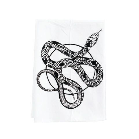 Tea Towel - Cotton - Bird Mafia Snake