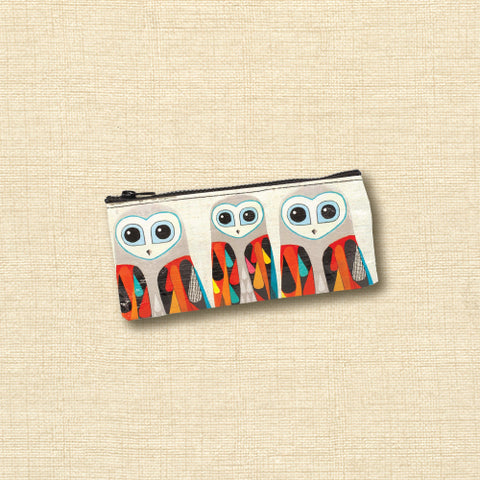 Blue Q Recycled Pencil Case - Hoo's Next