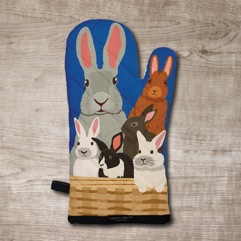 Oven Mitt - Cotton - All Things BUNNY