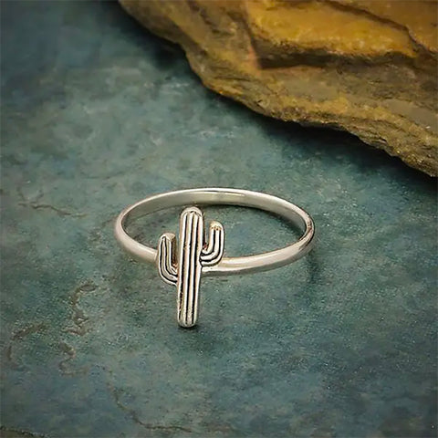 Ring - Sterling Silver Cactus Ring
