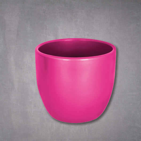 Ceramic Pot Cover - Ceres - Fuchsia