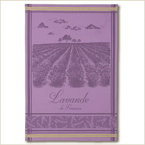 Tea Towel - Cotton Jacquard - Lavender Fields